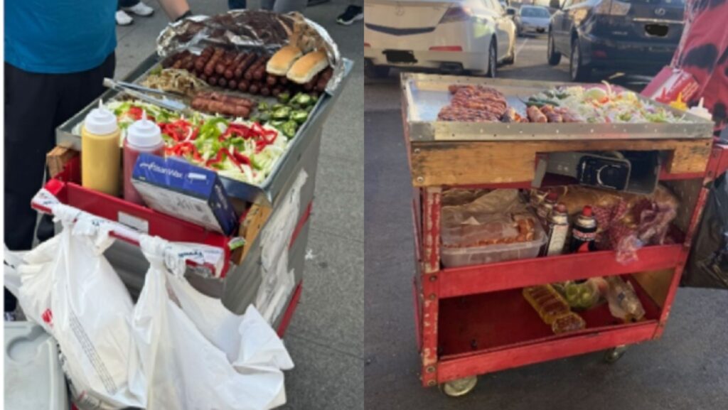 Carritos de comida sin permiso — Imágenes cortesía de Salud Pública de Seattle y el condado King  