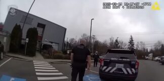 Este es el primer incidente del año en el que un oficial de la Policía de Seattle se ve involucrado en un tiroteo que resultó en la muerte de una persona. Foto: Captura de pantalla del video proporcionado por la Policía de Seattle correspondiente al día del incidente ocurrido el 19 de marzo de 2025.