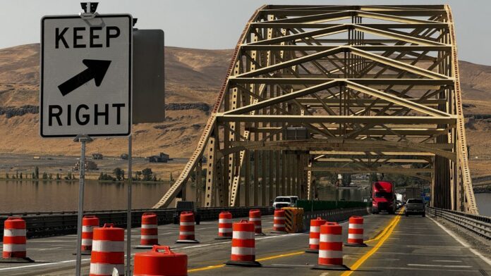 Labores de reparación del puente vantage