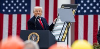 Trump se queda sin aranceles y sin Elon Musk en un mismo día eE presidente Trump en lo que denominó como el “Día de la Liberación”