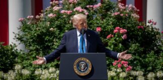 Trump propone eliminar la regla de la de supramayoría en medio del cierre más largo de gobierno Foto: Donald Trump durante la ceremonia de firma del proyecto de ley Take it Down Act – Casa Blanca