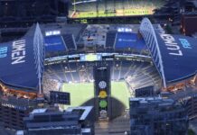Seattle se prepara para hacer un papel digno en el Mundial 2026 con apoyo financiero aprobado por legisladores Vista aérea del estadio Lumen Field en Seattle