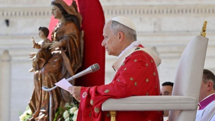 Papa Leo XIV critica los nacionalismos políticos durante misa en el Vaticano