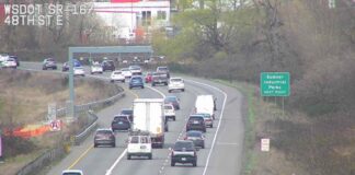 Cierres nocturnos de la SR 167 y la I-405 lo que debes saber SR 167– cortesía del WSDOT