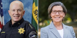 Batalla legal en el condado Pierce: Sheriff y fiscal chocan por leyes de inmigración Sheriff Keith Swank y la Fiscal Mary Robnett - Cortesía de la oficina sheriff del condado de Pierce y el Condado de Pierce