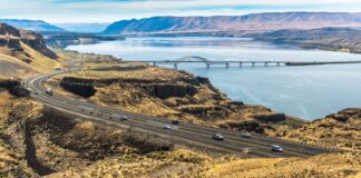 WSDOT advierte sobre explosiones, construcción y tráfico en la I-90 Vantage Bridge, Columbia River