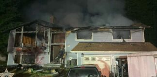 Incendio en Port Orchard cobra la vida de padre e hija de 9 años Foto: Estado de la casa luego del incendio que se cobró la vida de un padre y su hija de 9 años, el sábado 5 de julio del 2025 - Cortesía de la oficina del sheriff del condado de Kitsap