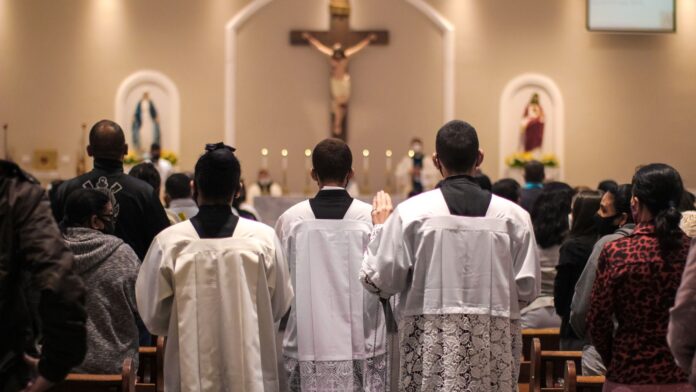 Imagen de una misa catolica