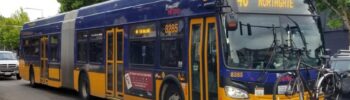 Foto: autobús de la Ruta 40 circula por Seattle - Cortesía del SDOT