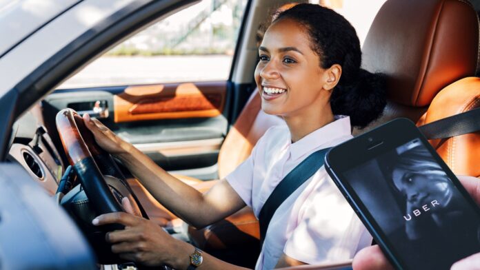 Woman Driving a Car Woman Driving a Car