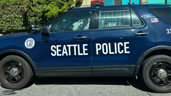 Foto: Patrulla del departamento de policía de Seattle ©️Latino Herald Patrulla del departamento de policía de Seattle