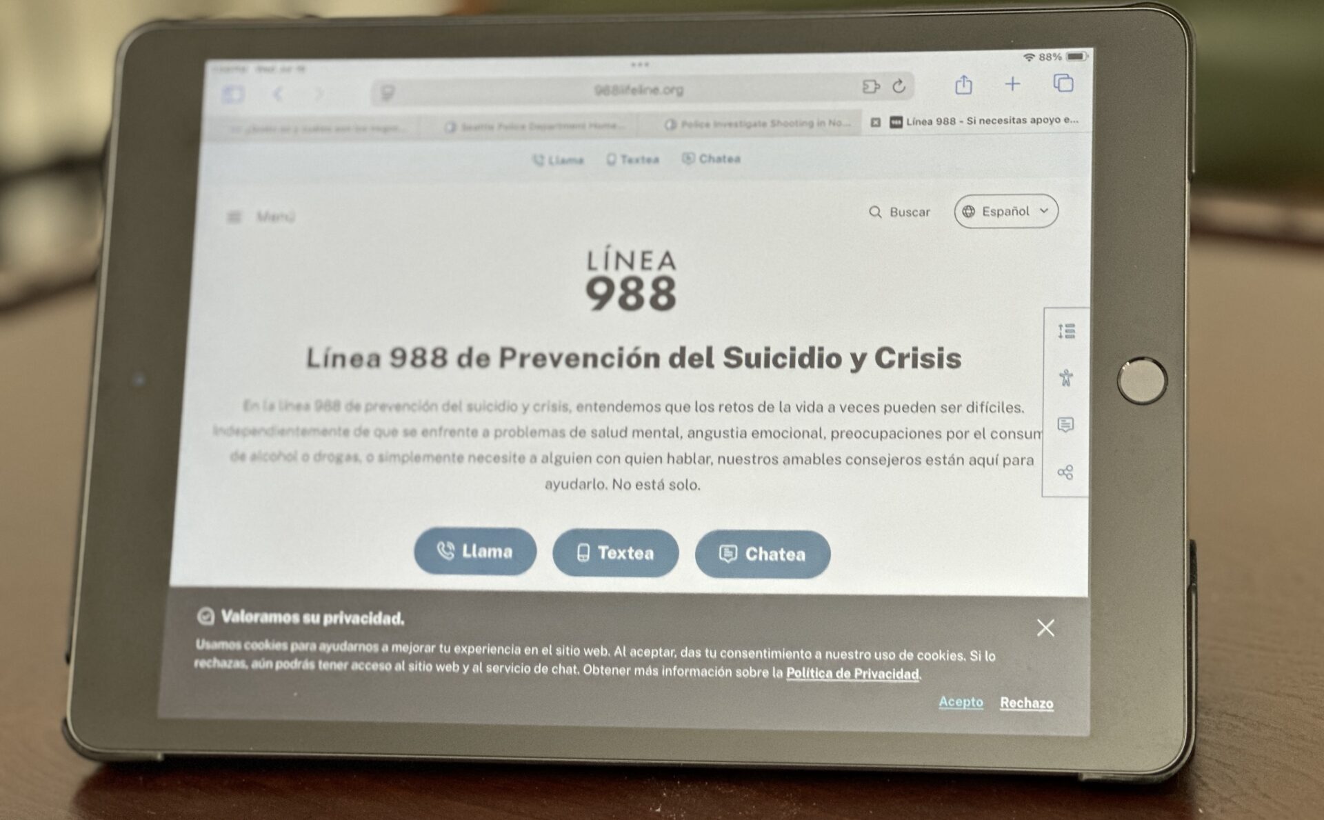 Línea 988 LGBTQ