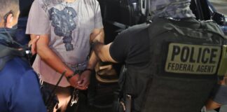 Home Depot desmiente acuerdo millonario con DHS que permitiría arrestos en sus estacionamientos Foto: Operativo del DHS donde se aprendieron a de más de 125 personas, el 1 de octubre del 2020 - Cortesía de ICE