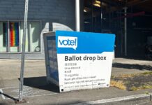 Comienza la votación: se envían por correo las boletas para las elecciones generales 2025 de WA Foto: Ballot box biblioteca pública de Ballard - ©️Latino Herald