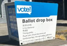 Washington debate proyecto para ampliar el derecho al voto a personas encarceladas Foto: Ballot box biblioteca pública de Ballard - ©️Latino Herald