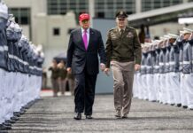 Trump detiene planes de una segunda ronda de ataques contra Venezuela Foto: Donald Trump sale del Estadio Michie en Nueva York tras pronunciar un discurso en la ceremonia de graduación de una Academia Militar - Cortesía de la Casa Blanca