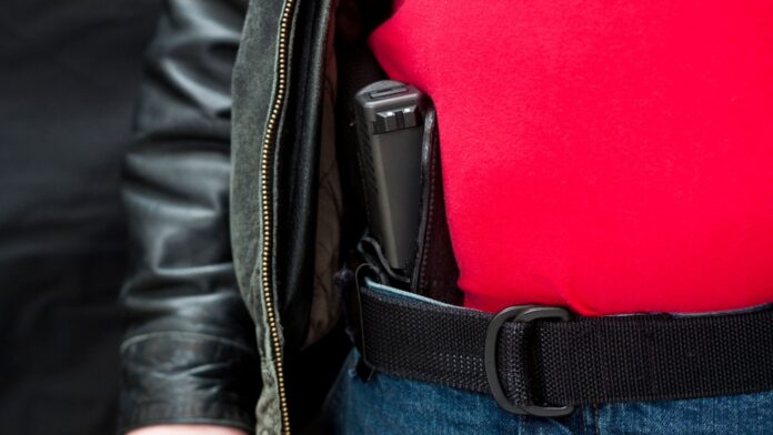 Concealed Firearm Under Jacket