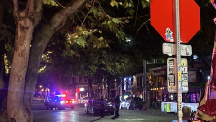 Foto: Área donde ocurrió el disturbio donde un hombre se disparó accidentalmente - Cortesía de SPD Foto: Área donde ocurrió el disturbio donde un hombre se disparó accidentalmente - Cortesía de SPD