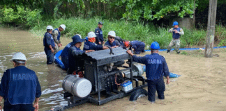 Lluvias e inundaciones en México: reporte de las víctimas y la respuesta del gobierno Foto: Miembros de la Marina de México trabajando en zonas afectadas por las inundaciones - Cortesía de la Coordinación Nacional de Protección Civil de México