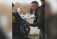 Bovino y algunos de sus agentes abandonarán Minneapolis en las próximas horas Foto: Greg Bovino durante el arresto de un inmigrante - Cortesía de CBP