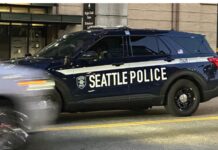 Hombre apuñalado en la cabeza y el cuello en el barrio chino Foto: Patrulla del departamento de policía de Seattle ©️Latino Herald