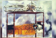 Obra de Frida Kahlo alcanza cifra record de $54 millones en subasta Foto: Cuadro El sueño (La cama), 1940 de Frida Kahlo - Cortesía de Sotheby's/Sotheby's