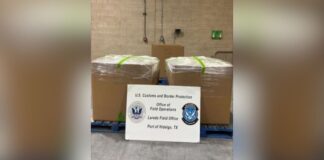 Incautan media tonelada de metanfetamina oculta en lechugas, proveniente de México Foto: Cargamento que contenían 1.153 libras de metanfetamina incautado por oficiales de CBP en el Puente Internacional colindante con la ciudad de Reynosa, en el estado de Tamaulipas - Cortesía de CBP