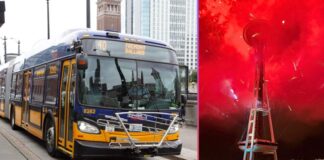En la víspera de Año Nuevo, transporte público gratuito en el condado King y la región Celebrando la llegada del Año Nuevo: King County Metro y las agencias de transporte público regionales celebran la Nochevieja con tarifas gratuitas