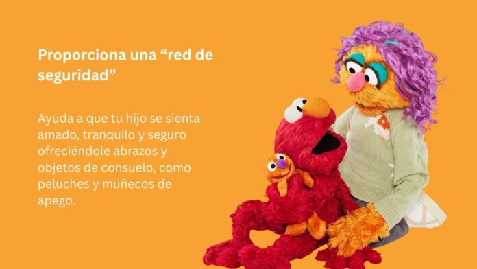 Foto: Diapositiva de apoyo emocional para niños ~ Cortesía de Plaza Sésamo — traducción de Latino Herald