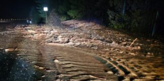 Inundaciones en Washington mientras un río atmosférico impacta el Puget Sound Foto: I-90 afectada por un deslizamiento de tierra causado por las lluvias en el estado de Washington - Cortesía del WSDOT