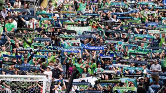 Foto: Aficionados de Sounders FC, durante un partido - Cortesía de Sounders FC
