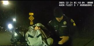 Sheriff de Thurston derriba a motociclista que intentó escapar a alta velocidad