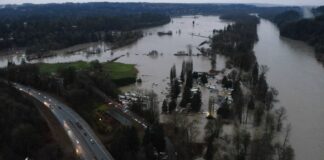 Se agota el tiempo para solicitar asistencia de FEMA tras inundaciones en WA Foto: Área del condado de Snohomish afectada por las inundaciones - Cortesía del gobierno de Snohomish