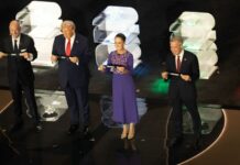 El Mundial 2026 tendrá boletos desde $60, confirmó la FIFA Foto: De izquierda a derecha, Gianni Infantino presidente de la FIFA, Donald Trump presidente de EE. UU., Claudia Sheinbaum presidenta de México y el primer ministro de Canadá Mark Carney – por José Félix Scaramazza ©Latino Herald