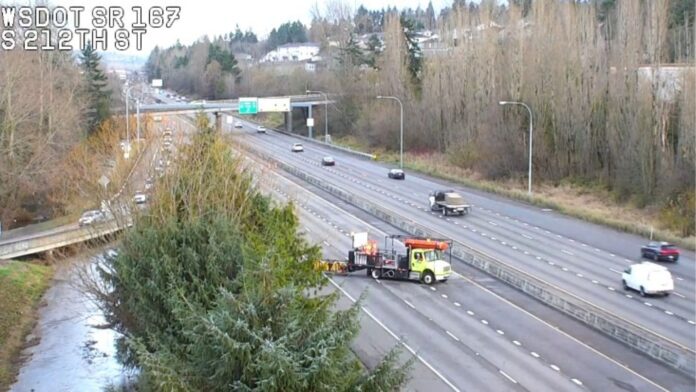 Foto: Tramo de la SR 167 - Cortesía del WSDOT