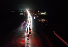 Caravana de Verano 2026 abre registro para viajar por carretera a México Foto: Vista aérea de la Caravana Migrante 2025 - Cortesía del Instituto Nacional de Migración de México