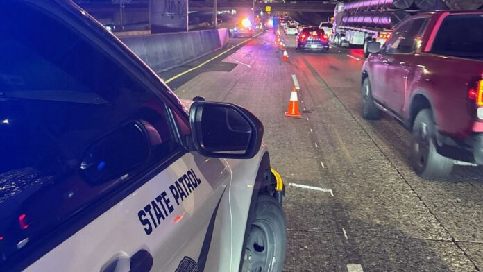 Foto: Patrulla estatal de Washington en el área del arresto - Cortesía de WSP