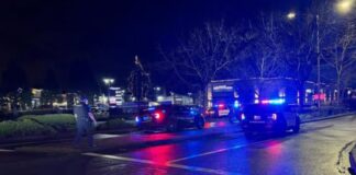 Caso de furia al volante termina en balacera y muerte en Lacey Foto: Área donde ocurrió el suceso de furia al volante en el que murió una persona. Cortesía del departamento de policía de Lacey.