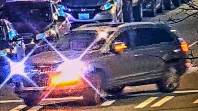 Foto: El Centro de Delitos en Tiempo Real de SPD captura una imagen en video de una camioneta Audi robada en el vecindario de Belltown - Cortesía del Seattle PD