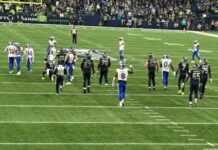 El futuro de los Seahawks luce prometedor, pero la oportunidad es ya Foto: Partido entre los Seahawks y los Rams – ©️ Latino Herald