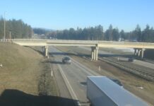 Paso elevado en la carretera 90 reabre tras daños por un camión de carga Foto: Paso elevado de la I-90 reabierto luego de las reparaciones – Cortesía de WSDOT