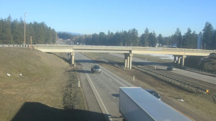 Foto: Paso elevado de la I-90 reabierto luego de las reparaciones – Cortesía de WSDOT