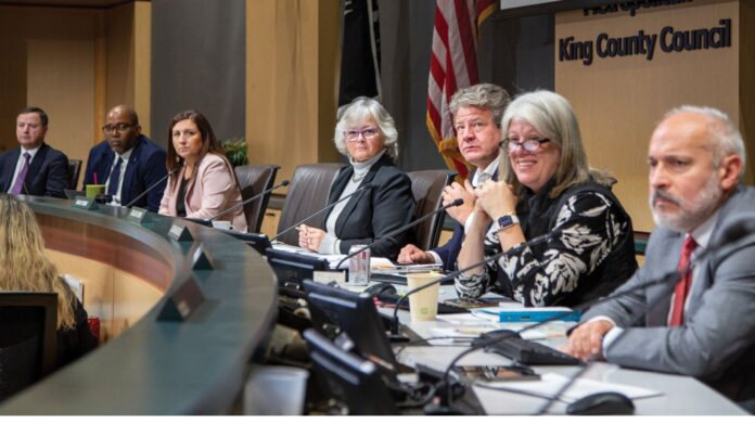 Foto: Miembros del concejo del condado King – Cortesía del condado King