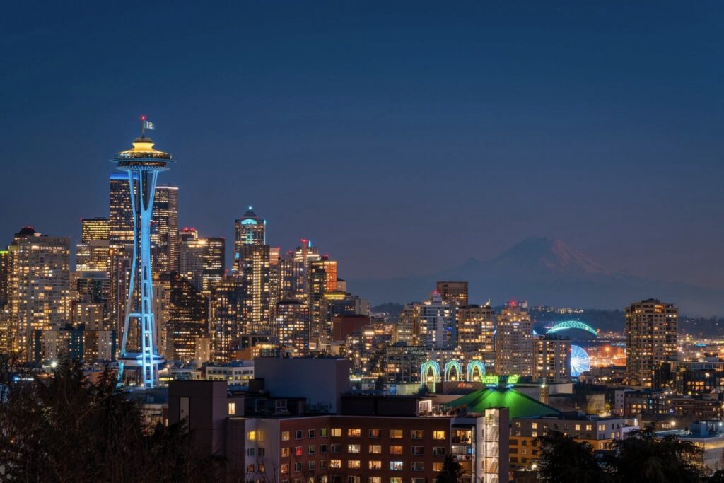 Seattle nighttime