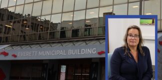 Fachada del Edificio Municipal de Everett & alcaldesa Cassie Franklin (2/2026)