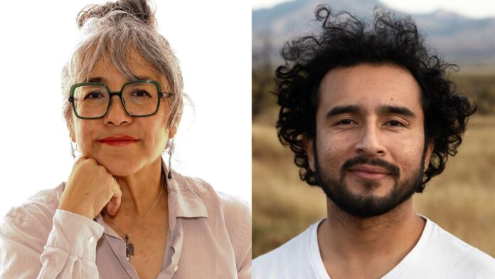 Foto: De izquierda a derecha, Cristina Rivera Garza y Javier Zamora - Cortesía de Seattle Arts & Lectures Foto: De izquierda a derecha, Cristina Rivera Garza y Javier Zamora - Cortesía de Seattle Arts & Lectures