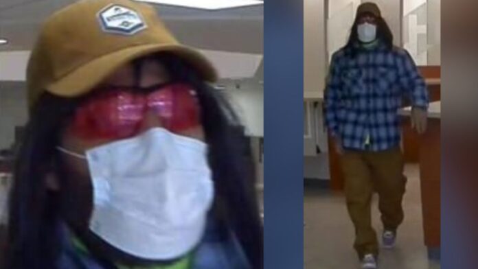 Foto: Sospechoso del robo a una entidad financiera en Puyallup el 25 de febrero del 2025 - Cortesía de la policía de Puyallup