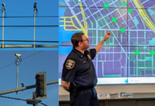 Centro de Delitos en Tiempo Real facilita arrestar a delincuentes en Seattle Agente de la policía de Seattle mostrando el Centro de Delitos en Tiempo Real real que utiliza el departamento – Foto Cortesía del SPD