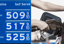 Precios de la gasolina en WA superan los 5 dólares en varios condados