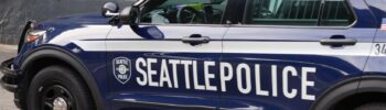 Patrulla del departamento de policía de Seattle — Foto: Latino Herald ™